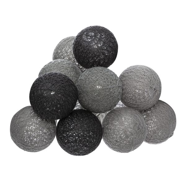 ATMOSPHERA DECORATIVE LED BALLS SOFT 6x165CM PVC/POLYSTYRENE DIFFERENT COLORS