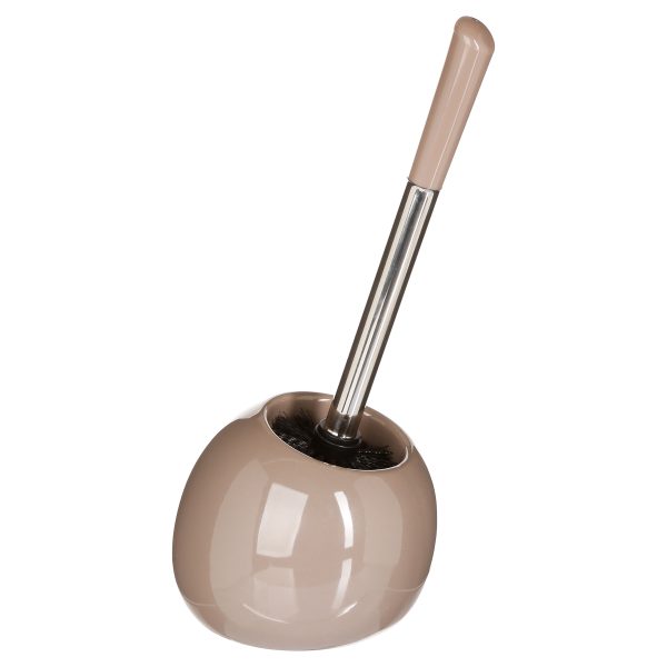 FIVE TOILET BRUSH SUN, PVC + STAINLESS STEEL + CERAMIQUE, BEIGE