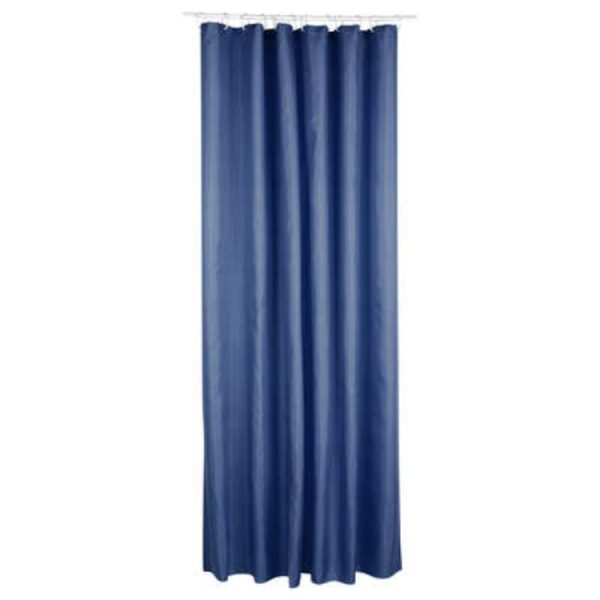 FIVE SHOWER CURTAIN MARINE 180X180CM POLYESTER DARK BLUE