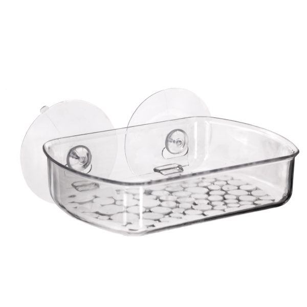 FIVE SOAP BASKET, 3X13.5X10 CM, VACUUM, PLASTIC