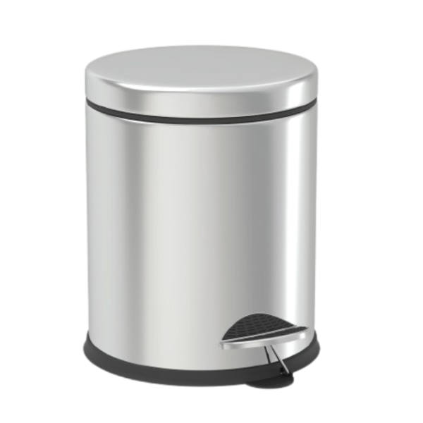 GEPARD SANITARY TRASH BIN ON PEDAL 30L, STAINLESS STEEL