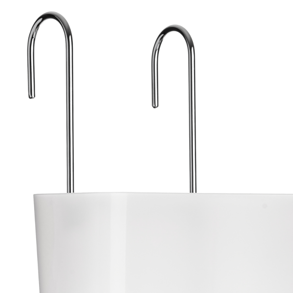 TATAY VISEĆA DVOSTRUKA POLICA ZA TUŠ 20x13x59cm PP INOX, STANDARD DUO - Image 2