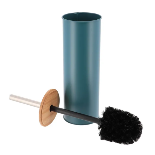 TENDANCE TOILET BRUSH METAL/BAMBOO, BLUE - Image 2