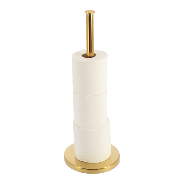 TENDANCE TOILET PAPER HOLDER, METAL, GOLD - Image 2