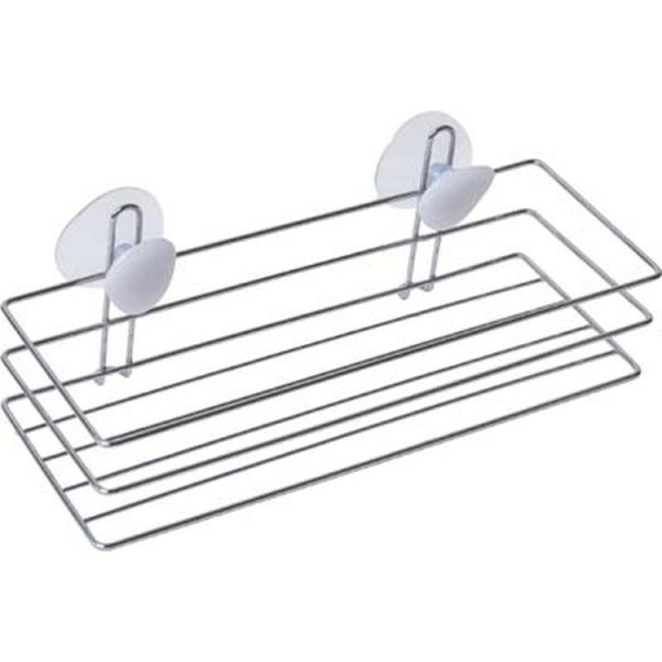 LINEANCE SHELF 2 VACUUM CHROME, PEBBLED DECORATION