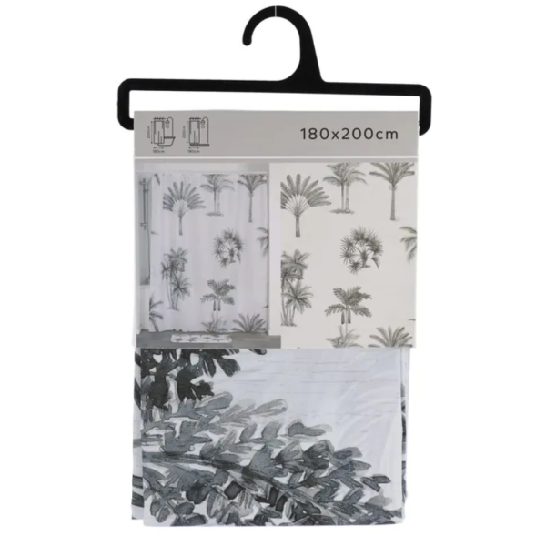 TENDANCE BATH CURTAIN, 180X200 CM, POLYESTER, ARIZONA DREAM - Image 3