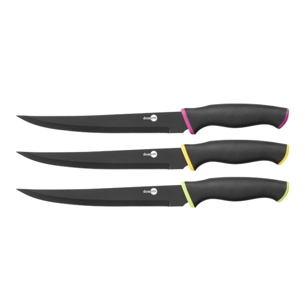 DOMOTTI MULTIPURPOSE KNIFE 20CM, DIFFERENT COLORS, NERO