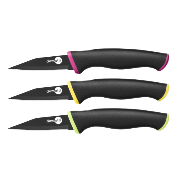 DOMOTTI PEELING KNIFE 7.5 CM, VARIOUS COLORS, NERO