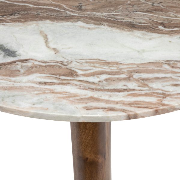 ATMOSPHERA COPPA TABLE 91.5X45CM CERAMIC/WOOD MULTICOLOUR - Image 2