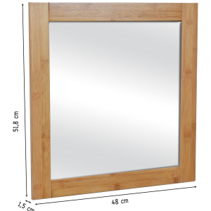 TENDANCE OGLEDALO BAMBUS/MDF, MAHE