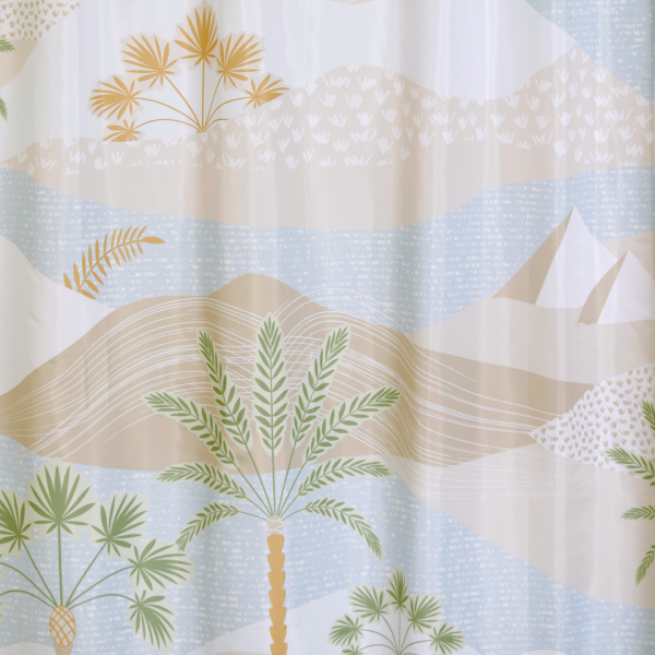 TENDANCE BATH CURTAINS 180X200CM POLYESTER, LOUXOR - Image 2