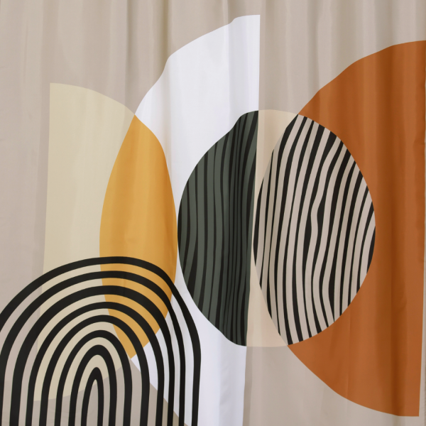 TENDANCE BATH CURTAIN 180X200CM POLYESTER, TRENDY - Image 2