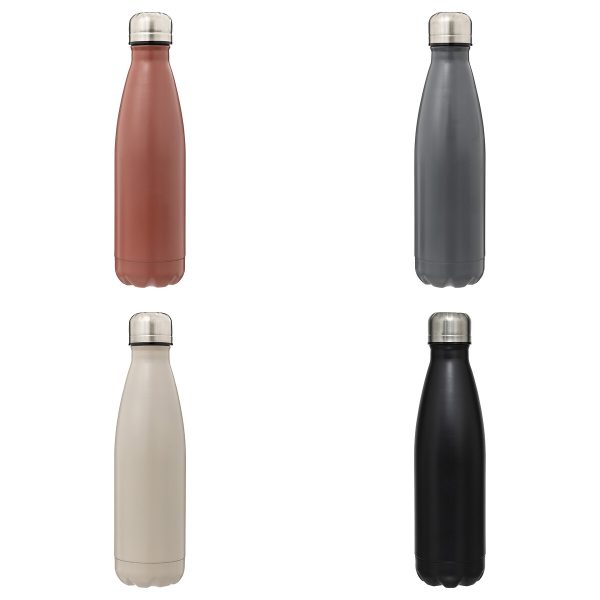 FIVE THERMOS BOTTLE COLORFUL 0.5L 7.1X7.1X27CM STAINLESS STEEL/POLYPROPYLENE/SILICONE DIFFERENT COLORS