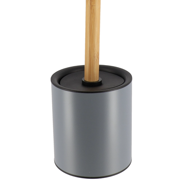 TENDANCE TOILET BRUSH METAL/BAMBOO, GRAY - Image 2