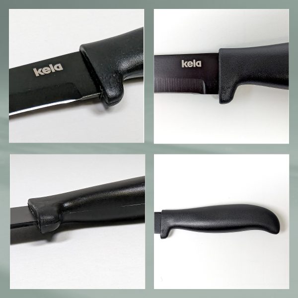 KELA KITCHEN KNIFE ACIDA 22CM/20CM STAINLESS STEEL BLACK - Image 2