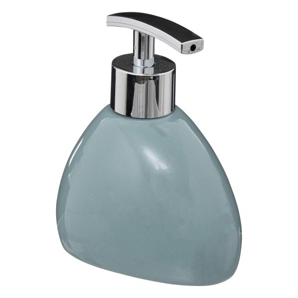 FIVE SOAP DISPENSER 10.8X7.5X13CM CERAMIC LIGHT BLUE