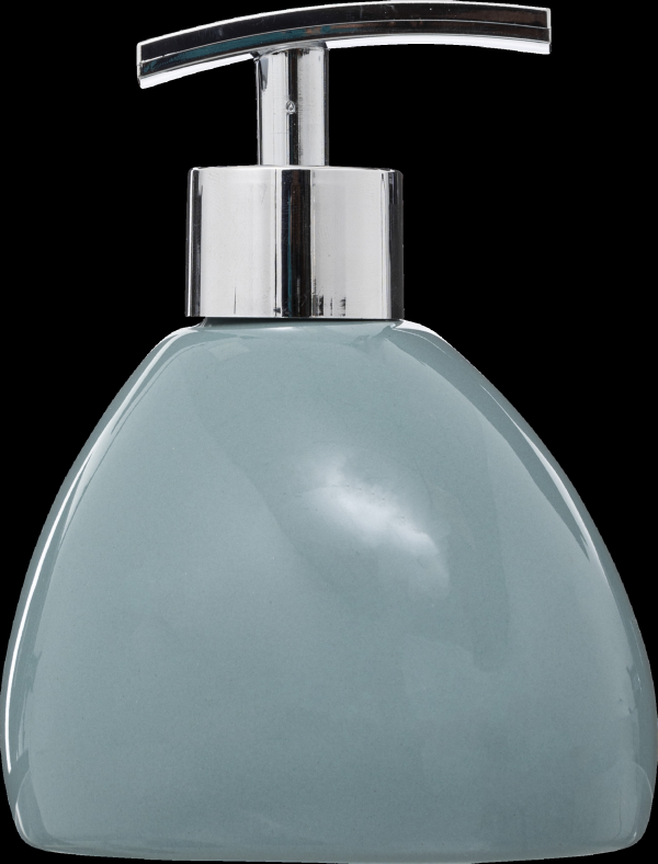 FIVE SOAP DISPENSER 10.8X7.5X13CM CERAMIC LIGHT BLUE - Image 2