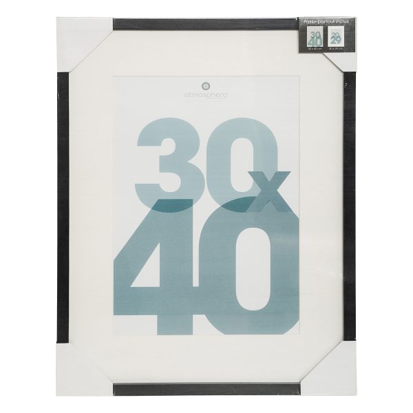 ATMOSPHERA PHOTO FRAME MANU 30X40 CM GLASS/MDF BLACK