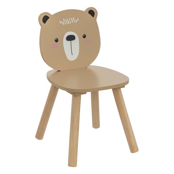 ATMOSPHERA CHILDREN'S CHAIR TEDDY BEAR L. 27 x P. 27 x H. 46 cm MDF BEIGE