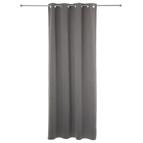 ATMOSPHERA CURTAIN BLACKOUT 135X240 CM POLYESTER GRAY 2/1