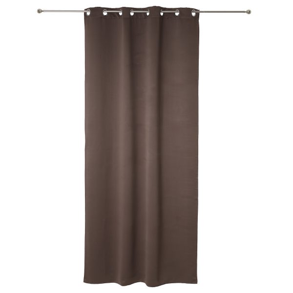 ATMOSPHERA CURTAIN BLACKOUT 135X240 CM POLYESTER BROWN 2/1