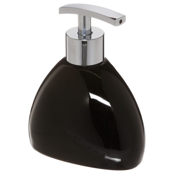 FIVE SOAP DISPENSER 10.8X7.5X13CM CERAMIC BLACK - Image 3