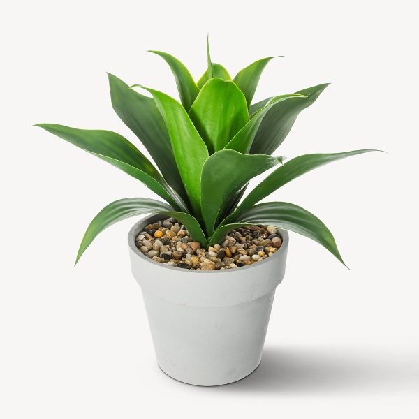 ATMOSPHERA UMJETNO CVIJEĆE ALOE VERA U PLASTIČNOJ POSUDICI 34CM - Image 3