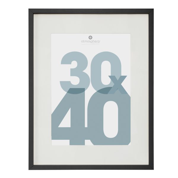 ATMOSPHERA PHOTO FRAME MANU 30X40 CM GLASS/MDF BLACK - Image 2