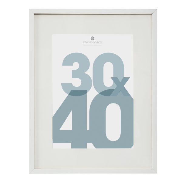 ATMOSPHERA PHOTO FRAME 30X40 CM GLASS/MDF WHITE - Image 2