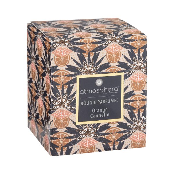 ATMOSPHERA SCENTED CANDLE IN A GLASS NEDA 110G, ORANGE-CINNAMON - Image 2