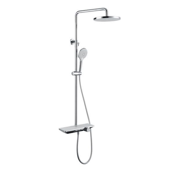 INTER CERAMIC PIANO SHOWER SYSTEM ROYAL WITH SHOWER ROSE AND SHOWER BATTER CHROME - Image 2