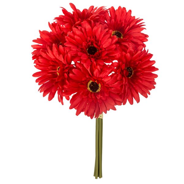 ATMOSPHERA UMJETNO CVIJEĆE BUKET OD 7 GERBERA 26CM PE/PES RAZNE BOJE - Image 3