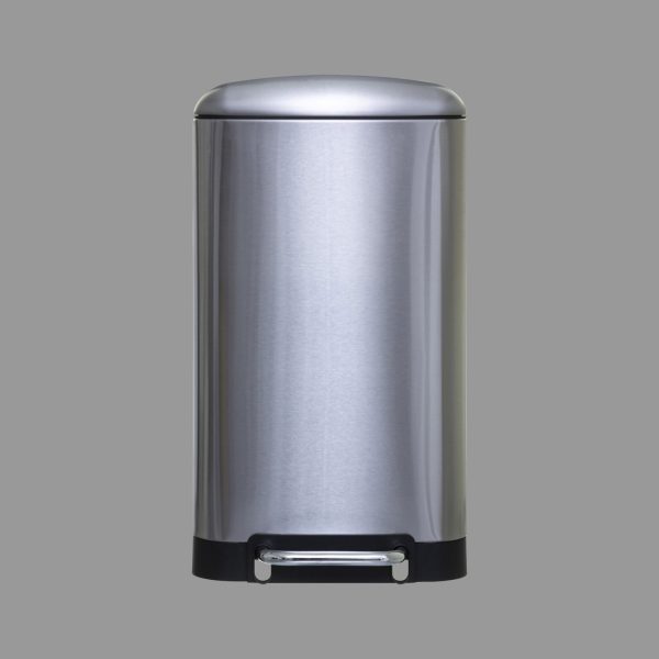 FIVE GARBAGE BIN 30L ARIANE 34X32X61CM METAL SILVER - Image 3