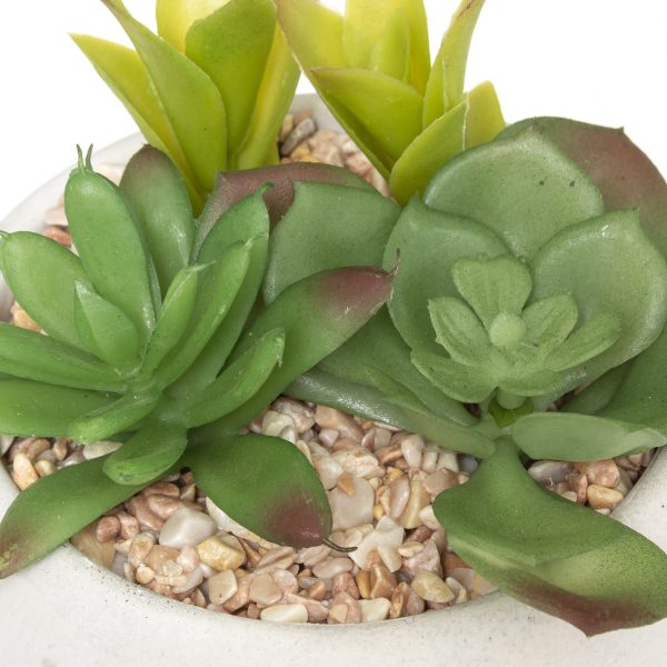 ATMOSPHERA ARTIFICIAL PLANT SUCCULENT IN A CONCRETE POT, 12X12X10.5 CM - Image 8