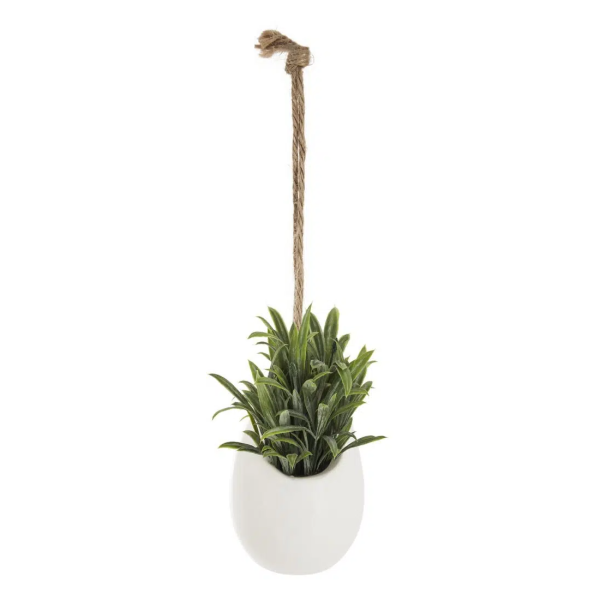 ATMOSPHERA HANGING ARTIFICIAL FLOWERS IN JAR 11CM - Image 2