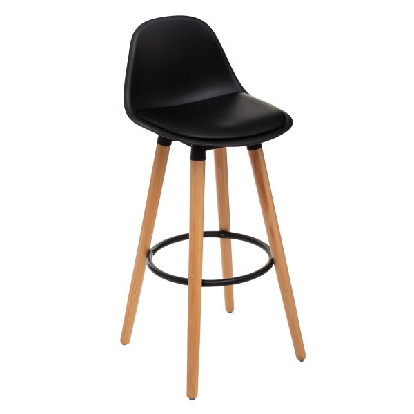 ATMOSPHERA BAR CHAIR, 39.5X43X91.5 CM, BLACK - Image 2