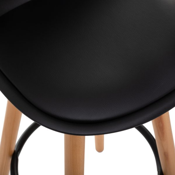 ATMOSPHERA BAR CHAIR, 39.5X43X91.5 CM, BLACK - Image 9