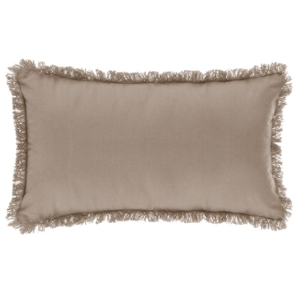 ATMOSPHERA DECORATIVE PILLOW FRINGE 30X50 CM COTTON/POLYESTER BEIGE - Image 2