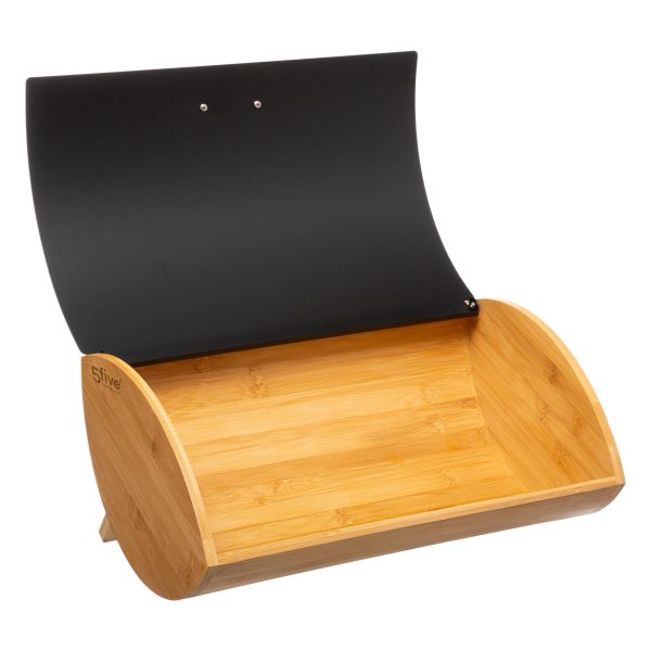 FIVE BREAD BOX, BAMBOO, BLACK - Image 4