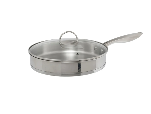 FIVE PAN WITH LID RESILIENCE 28CM, STAINLESS STEEL - Image 5