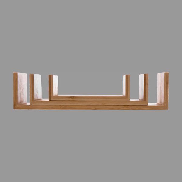 FIVE SHELVES EGE 3/1 42X10X10CM MDF BAMBOO