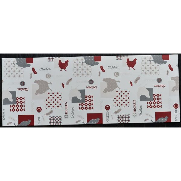 LUANCE KUHINJSKI TEPIH MAT 50X130CM OSLIKANI VINYL - POULETTE