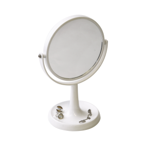 TENDANCE KOZMETIČKO OGLEDALO NA STALKU ABS, UVEĆANJE 3X, BIJELO