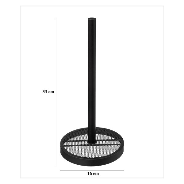 FIVE KITCHEN TOWEL HOLDER MAYAJ, METAL, BLACK - Image 2