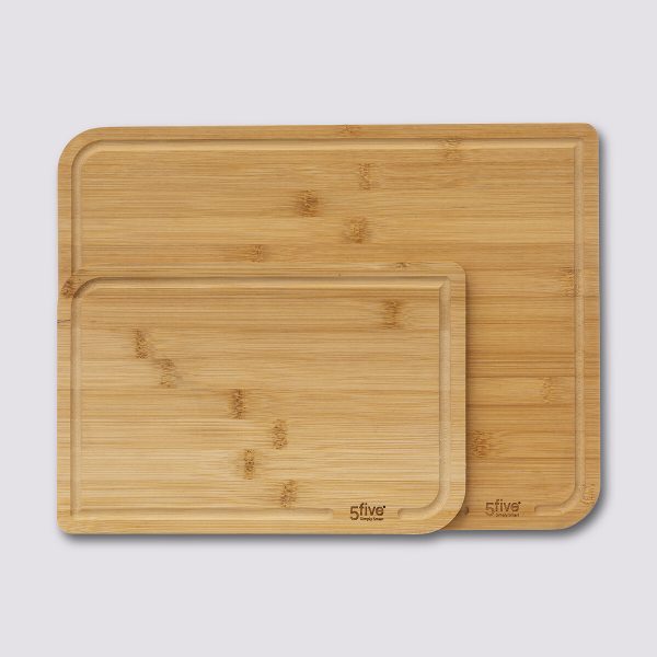 FIVE SET 2/1 BAMBOO CUTTING BOARDS - Image 7