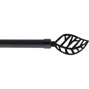 LUANCE SET KARNIŠA, RAZVLAČNI, O16-19, 210-380 CM, FONTAINEBLEAU - CRNA