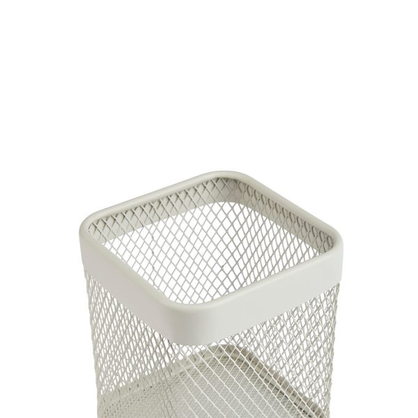 FIVE COOKING UTENSIL HOLDER MAYAJ 13X13X16.5CM METAL BEIGE - Image 2