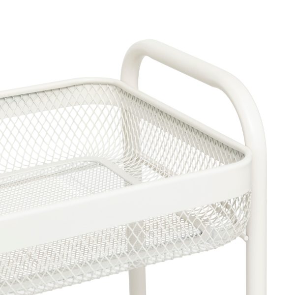 FIVE KITCHEN TROLLEY MAYAJ 46.5X26.5X79.6CM METAL BEIGE - Image 2