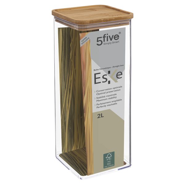 FIVE DOZA ESKE 2L PS/BAMBUS PROZIRNA - Image 3