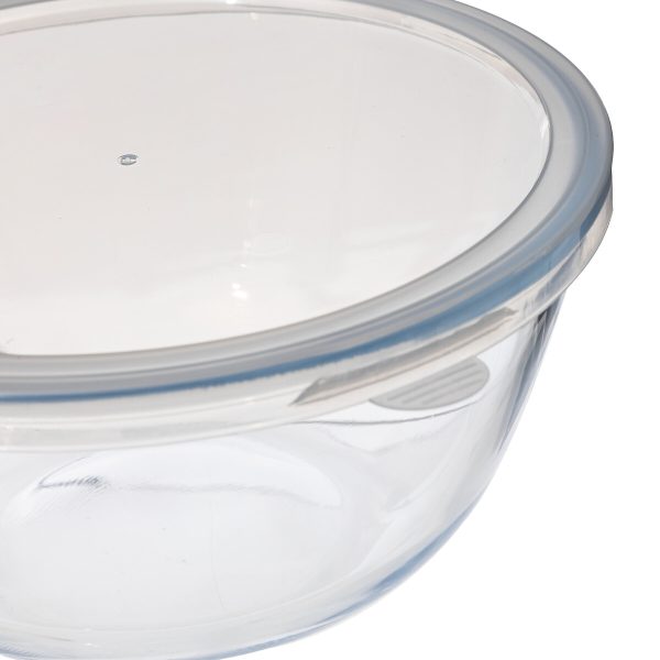 FIVE BOWL WITH LID 23X11CM GLASS TRANSPARENT - Image 4